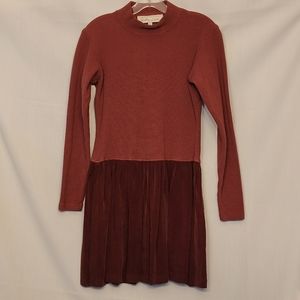 Barbara Lesser Size Small Burgandy Dress